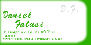 daniel falusi business card